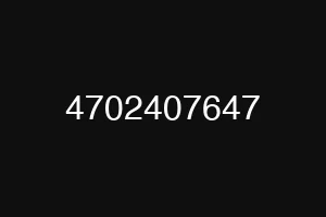 4702407647