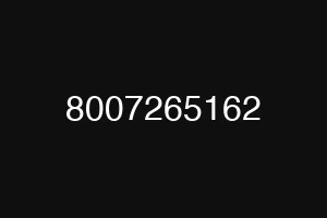 8007265162