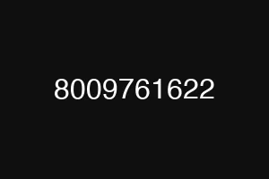 8009761622