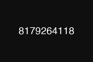 8179264118